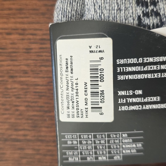 Smartwool Blue Hike Socks - Picture 5 of 7